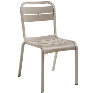 Sale Chaise sans bras Cannes - French Taupe (Beige) Ameublement Commercial Pour Terrasses