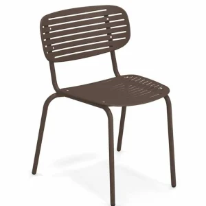 Sale Chaise sans bras Mom - Antique Bronze (brune) Ameublement Commercial Pour Terrasses