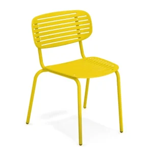 Best Chaise sans bras Mom - Antique Curry Yellow (jaune) Ameublement Commercial Pour Terrasses