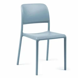 Sale Chaise sans bras Riva Bistrot - Celeste (bleue) Ameublement Commercial Pour Terrasses