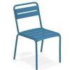 Sale Chaise sans bras Star - Antique Blue (bleue) Ameublement Commercial Pour Terrasses