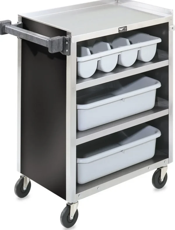 Best Chariot à desservir de 4 étages avec 3 côtés fermés Chariots