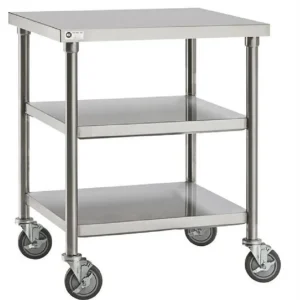 Sale Chariot pour Merrychef de 36" de haut avec roues à freins Tables De Travail Commerciales
