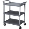 Best Chariot utilitaire à 3 tablettes de 25" x 16" - Noir - Modèle Démo Chariots