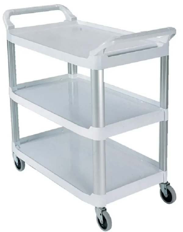 New Chariot utilitaire à 3 tablettes Xtra - Blanc cassé Chariots