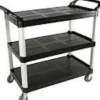 Best Chariot utilitaire de 40" x 19.75" x 37'" - Noir Chariots
