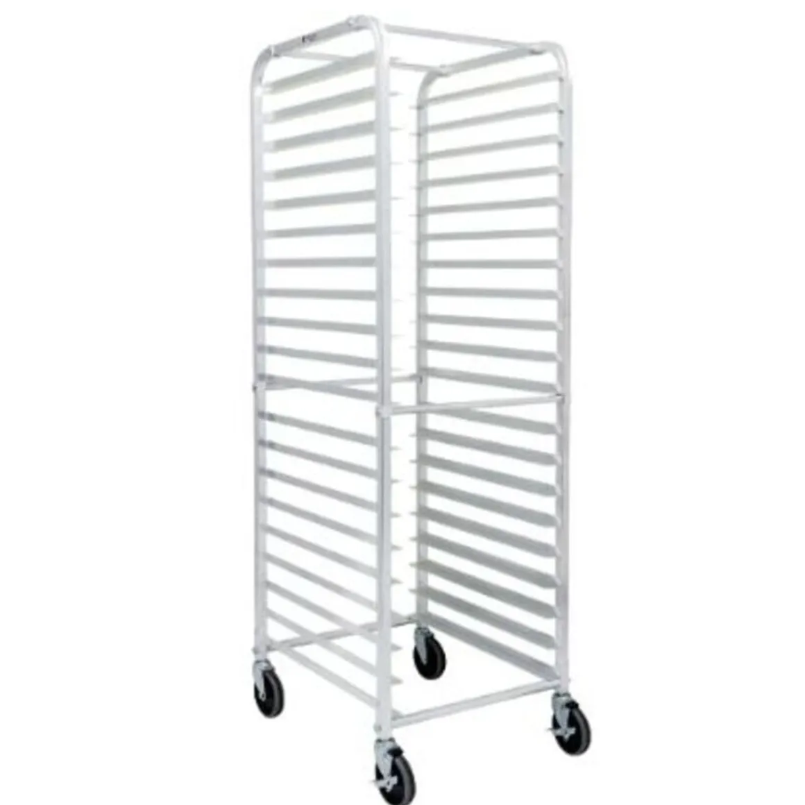 Discount Échelle de 20 étages en aluminium avec renfort pour plaques de 18" x 26" ou 13" x 18" Étagères De Rangement Et De Transport