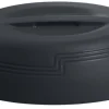 Discount Cloche dôme isolé à profil bas pour assiette de 9" Shoreline - Noir - 12 par boite Vaisselle De Service | Vaisselle