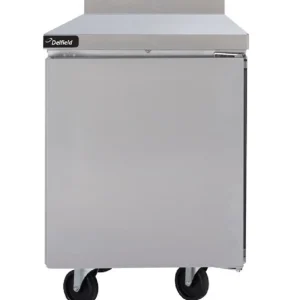 Online Comptoir de travail de 32" avec congélateur à 1 porte - avec dosseret de 4" Support D'équipement Et Tables Réfrigérées