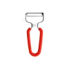 Discount Économe en Y double dentelé - Rouge Couteaux