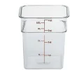 Hot Contenant carré gradué de 4 qt. (3.8L) Camwear CamSquare - Transparent Rangement Des Aliments
