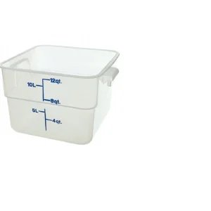 Sale Contenant carré gradué de 12 qt. (11.4L) CamSquare - Translucide Rangement Des Aliments