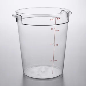 Discount Contenant rond gradué de 8 qt. (7.6L) Camwear - Transparent Rangement Des Aliments