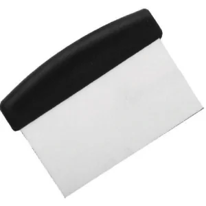 Clearance Coupe-pâte à lame de 6" x 3" en acier inoxydable avec poignée en plastique Cuisson Et Pâtisserie