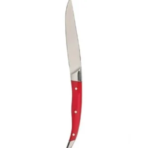 Online Couteau à steak de 9 5/8" à manche rouge Imperial Acrylic - 12 par boite Coutellerie