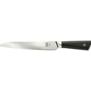 New Couteau à trancher de 8" à manche ergonomique G10 Damascus Couteaux