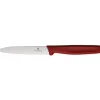 Best Couteau d'office de 4" à manche long rouge Couteaux