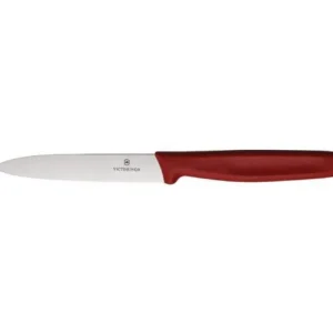 Best Couteau d'office de 4" à manche long rouge Couteaux