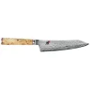 Hot Couteau Santoku à bascule de 7" avec manche en bois de bouleau 5000MCD-B Couteaux