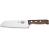 Discount Couteau Santoku alvéolé de 7" avec manche en bois Couteaux