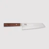 Outlet Couteau Santoku de 7 1/16" avec manche en bois de noyer Pro Couteaux