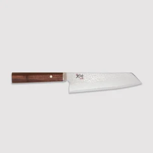 Outlet Couteau Santoku de 7 1/16" avec manche en bois de noyer Pro Couteaux