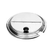 Clearance Couvercle à charnière de 10.5" pour bain-marie de 12.5 L en acier inoxydable (#5810) Rangement Des Aliments