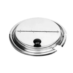 Clearance Couvercle à charnière de 10.5" pour bain-marie de 12.5 L en acier inoxydable (#5810) Rangement Des Aliments