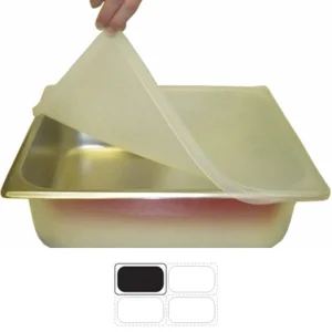 Best Couvercle pour bac gastronorme 1/4 Flexsillid - Clair Rangement Des Aliments