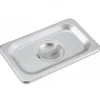 New Couvercle pour bac gastronorme 1/9 en acier inoxydable Rangement Des Aliments