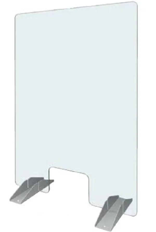 Hot Écran protecteur de 30" x 40" pour caissier/caissière avec ouverture de 10" x 6" Autre Ameublement Pour Restaurant