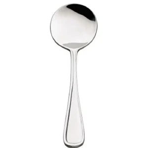 Outlet Cuillère à bouillon de 6.5" en acier inoxydable 18/0 Céline - 12 par boîte Coutellerie