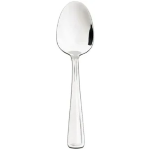 New Cuillère à dessert ovale de 7.1" en acier inoxydable 18/0 Royal - 12 par boîte Coutellerie