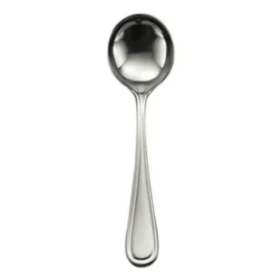Fashion Cuillère à soupe de 6 7/8" en acier inoxydable 18/10 New Rim - 12 par boite Coutellerie