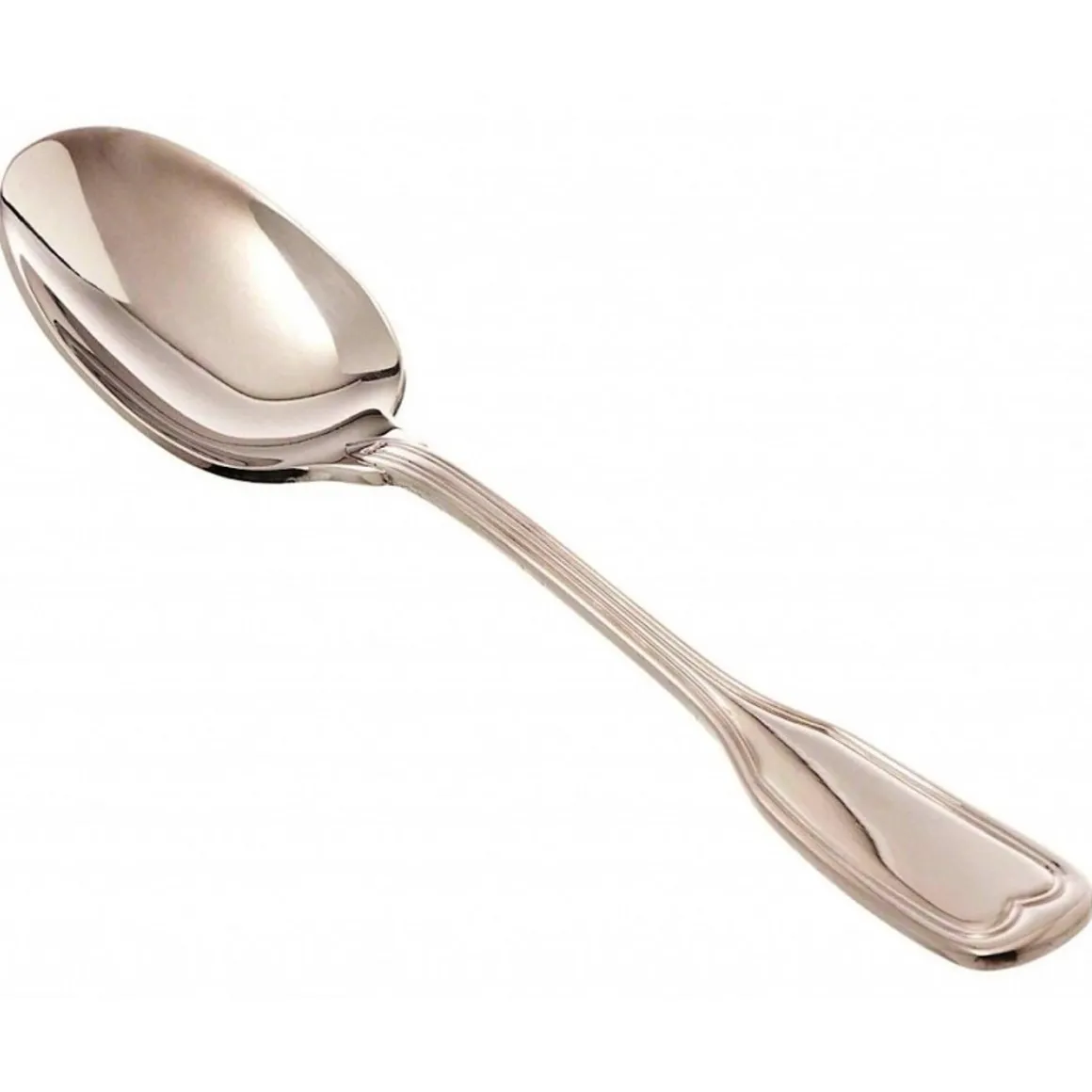 cuillre__soupe_ovale_de___0-14.webp Discount Cuillère à soupe ovale de 7.3" en acier inoxydable 18/0 Lafayette - 12 par boîte Coutellerie