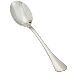 Clearance Cuillère à soupe ovale de 7" en acier inoxydable 18/10 Luna - 12 par boite Coutellerie