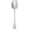 New Cuillère à soupe ovale de 7.25" en acier inoxydable 18/10 Renzo Patina - 36 par boîte Coutellerie