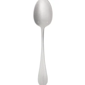 New Cuillère à soupe ovale de 7.25" en acier inoxydable 18/10 Renzo Patina - 36 par boîte Coutellerie