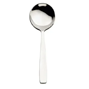 Hot Cuillère à soupe ronde de 7" en acier inoxydable 18/10 Modena - 12 par boite Coutellerie