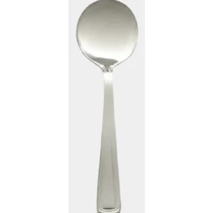 Outlet Cuillère à soupe ronde de 6.9" en acier inoxydable 18/0 Royal - 12 par boîte Coutellerie