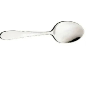 Hot Cuillère à thé de 6 1/3" en acier inoxydable 18/10 Eclipse - 12 par boîte Coutellerie