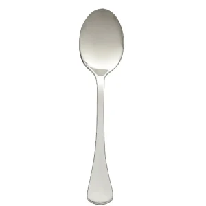 Hot Cuillère à thé de 5 2/3" en acier inoxydable 18/10 Luna - 12 par boite Coutellerie