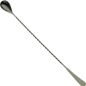 Outlet Cuillère de bar style japonais de 13 3/16" - Gun Metal Black Accessoires De Bar