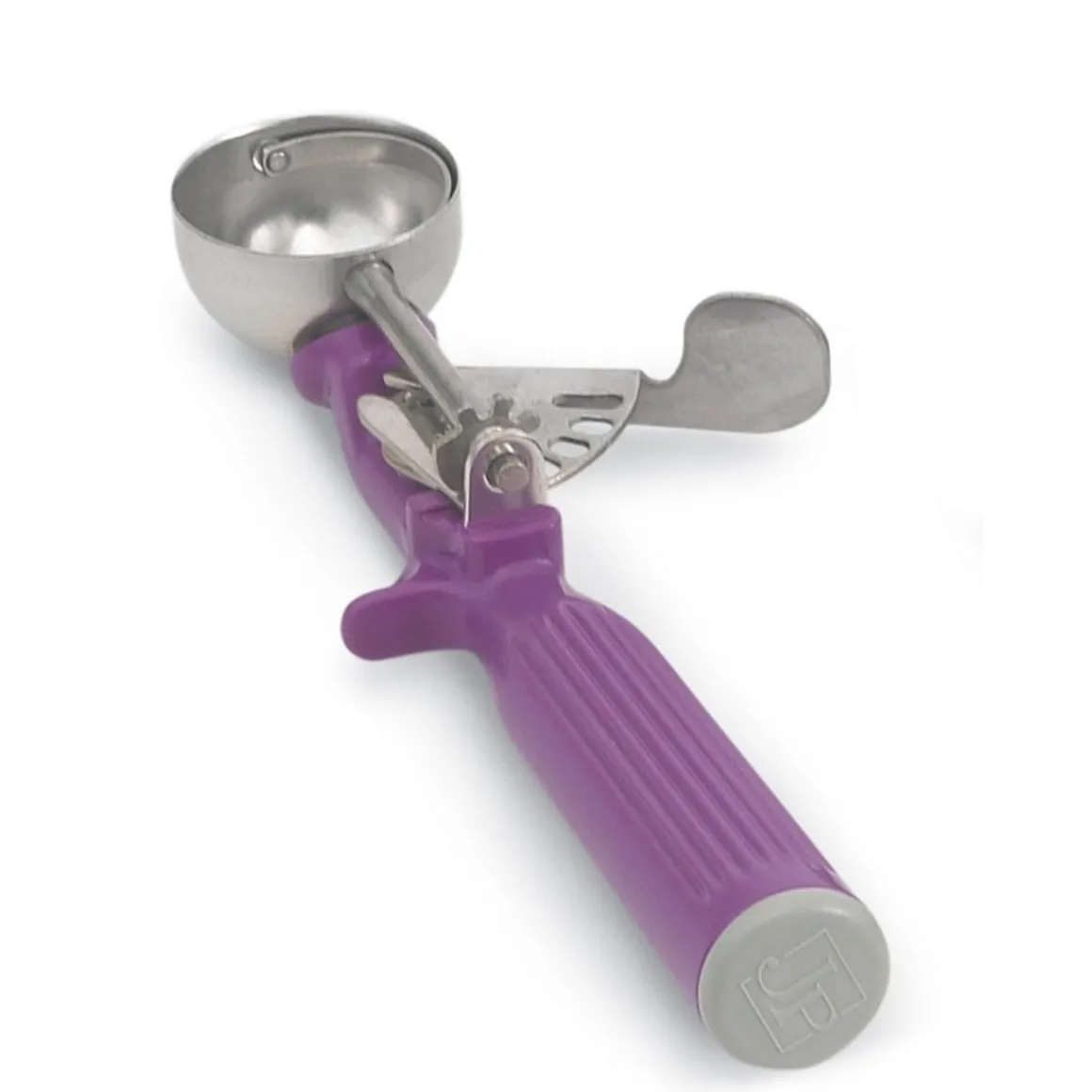 cuillre_portionneuse_de___0-27.webp Outlet Cuillère portionneuse de 0.75 oz (#40) à pression du pouce Jacob's Pride - Mauve orchidée Ustensiles Et Outils De Cuisine