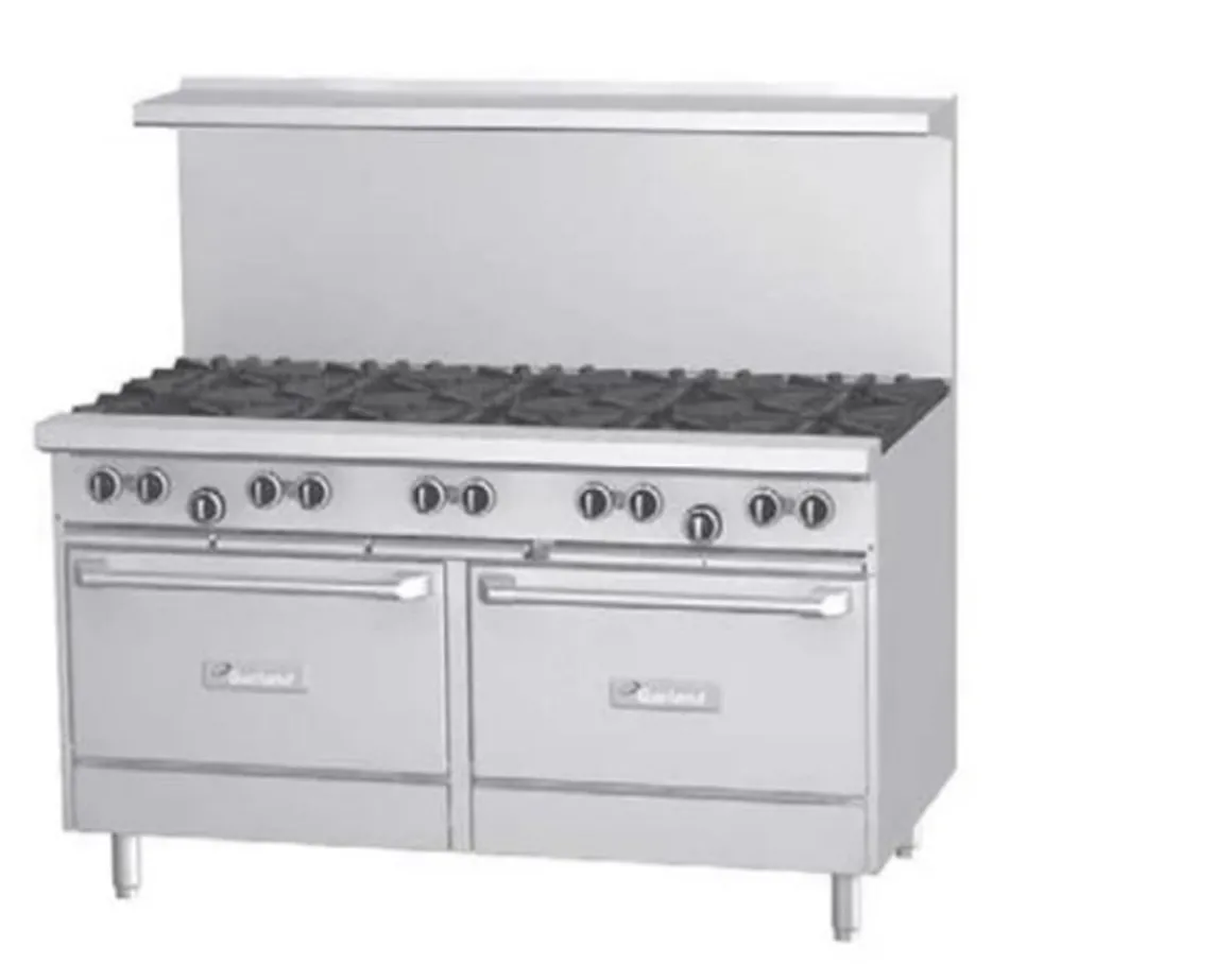 cuisinire___ronds_ouverts_0.webp Online Cuisinière à 10 ronds ouverts avec 2 fours au gaz naturel - 366 000 Btu Équipements De Cuisson