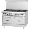 Online Cuisinière de 48" à 6 brûleurs avec plaque à frire de 12" au gaz naturel Équipements De Cuisson