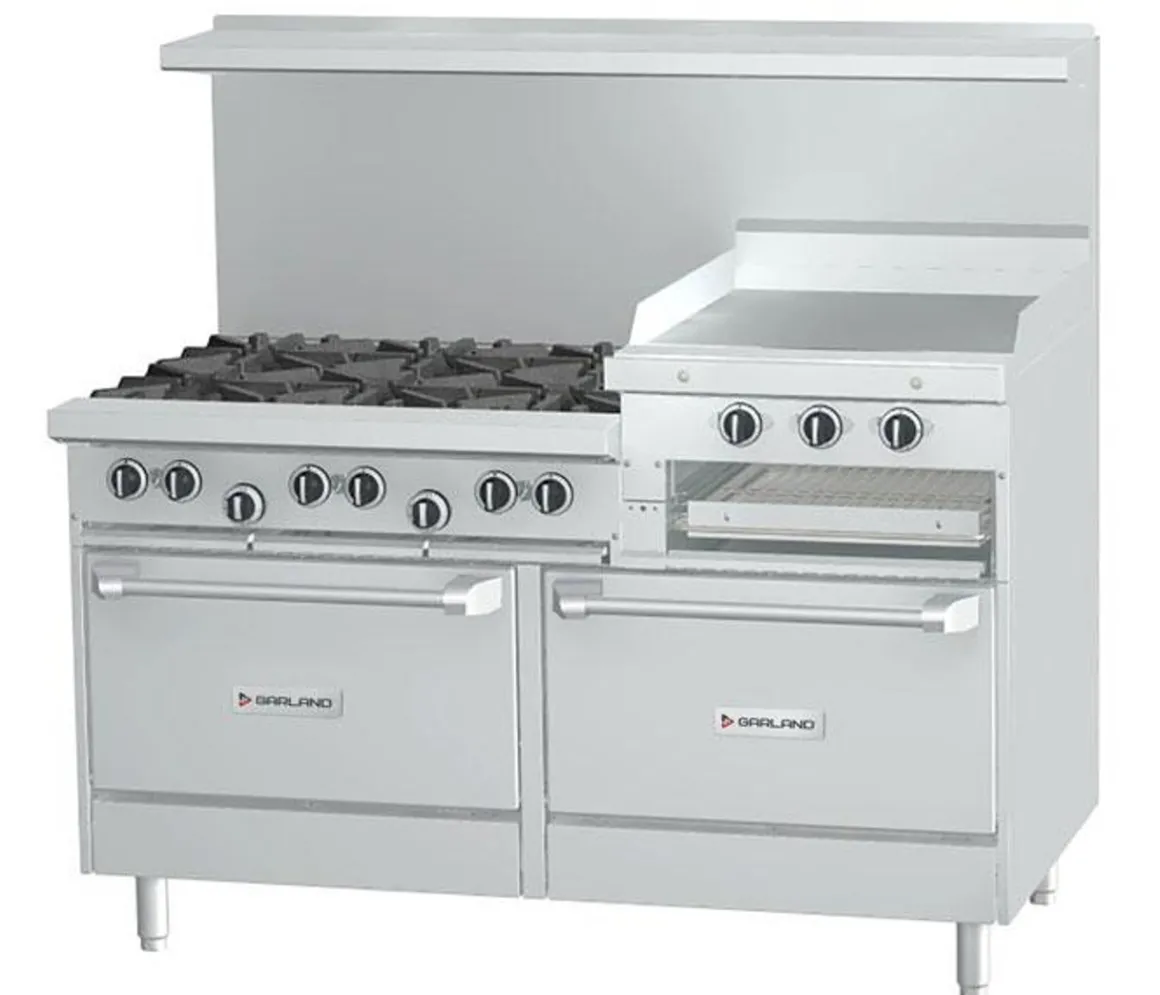 cuisinire_de____ronds_ave_0-2.webp New Cuisinière de 60" à 6 ronds avec 2 fours salamandre au gaz propane Équipements De Cuisson