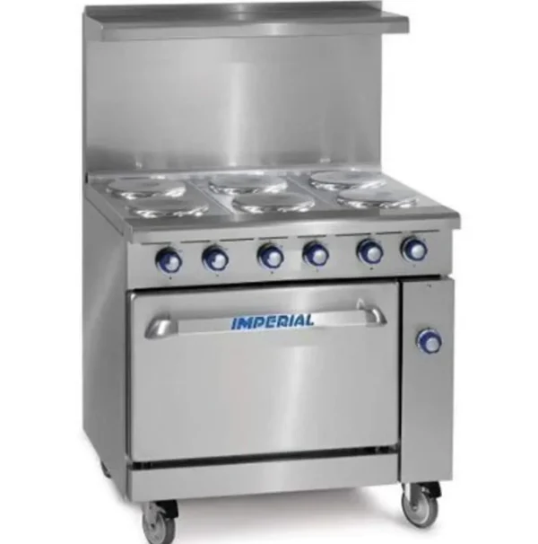 New Cuisinière de 36" à 6 ronds avec un four - 208 Volts / 3 Phases Équipements De Cuisson