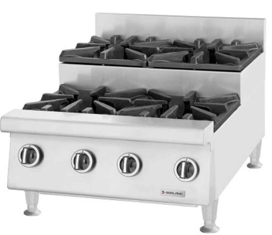 cuisinire_de_comptoir_de__0.webp Online Cuisinière de comptoir de 36" à 6 brûleurs sur 2 niveaux au gaz naturel - 180,000 BTU Équipements De Cuisson