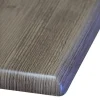 New Dessus de table carré de 24" en mélamine moulé - Aged Oak (Chêne vieilli) Ameublement Commercial Pour Terrasses